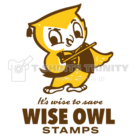 WISE OWL STAMPS(両面)_YLW