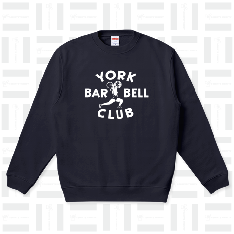 YORK BARBELL CLUB_50s_WHT