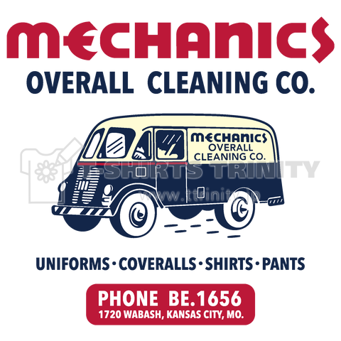 MECHANICS OVERALL CLEANING CO_RED