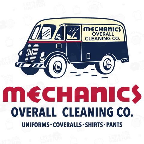 MECHANICS OVERALL CLEANING CO_A(両面)