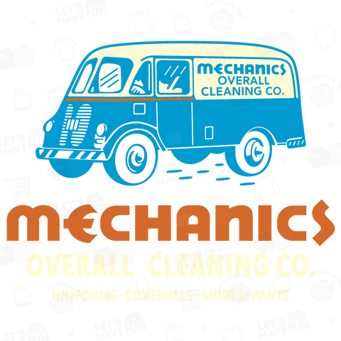 MECHANICS OVERALL CLEANING CO_B(両面)