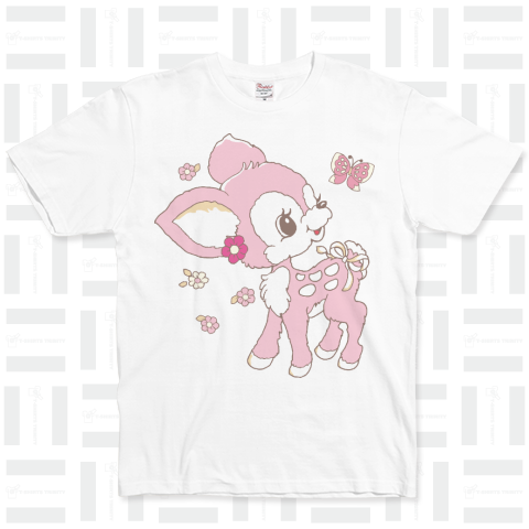 ラブリーバンビちゃん ベーシックTシャツ(5.0オンス)