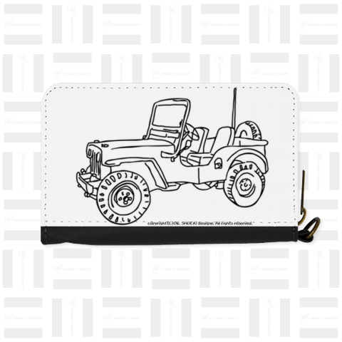 Jeep イラスト ライン画