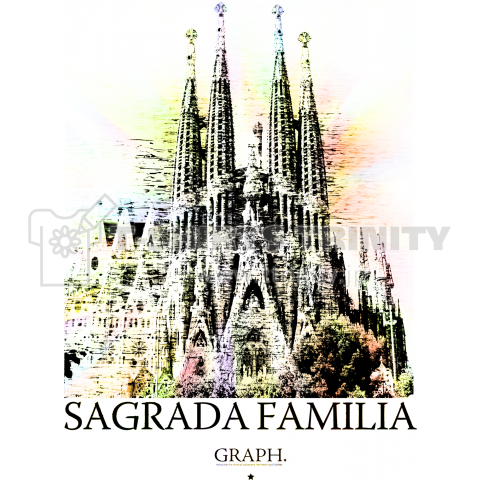 Sagrada Familia デザインtシャツ通販 Tシャツトリニティ