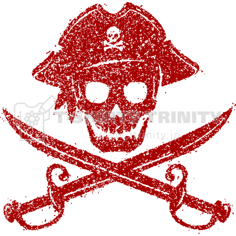 Pirates skull mark ( grunge texture)