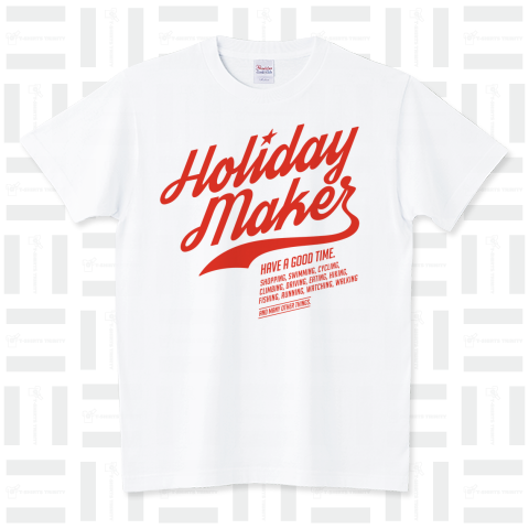 HOLIDAYMAKER【チーム風】 スタンダードTシャツ(5.6オンス)