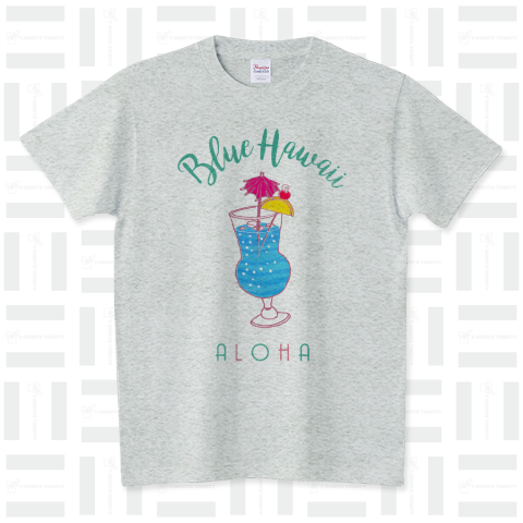 Blue Hawaii_aloha スタンダードTシャツ(5.6オンス)