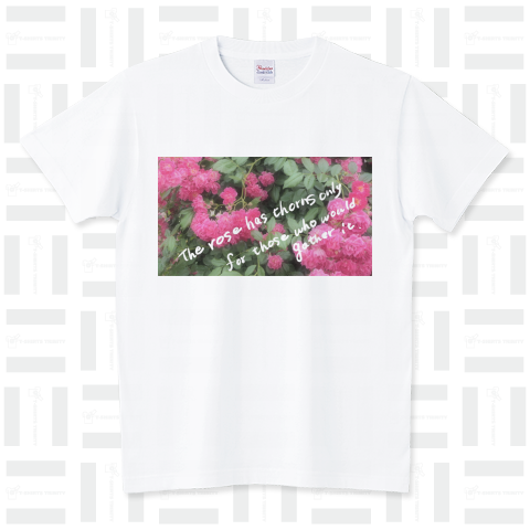 薔薇 スタンダードTシャツ(5.6オンス)