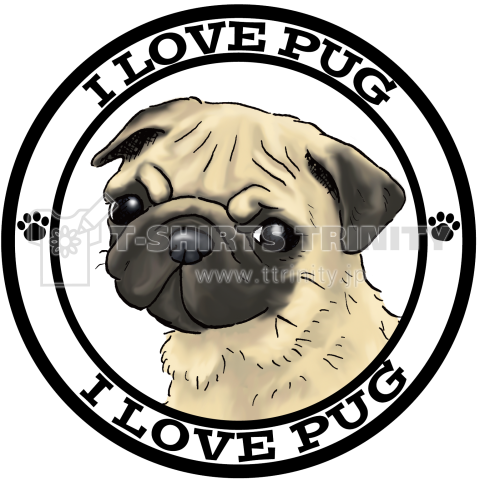 I LOVE PUG カラー