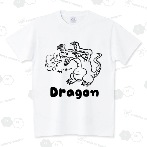 ゆるかわドラゴン スタンダードTシャツ(5.6オンス)