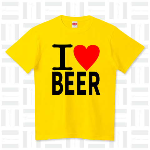 I LOVE BEER あいらぶBEER アイラブBEER(赤)