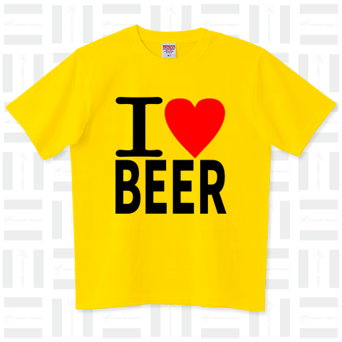 I LOVE BEER あいらぶBEER アイラブBEER(赤)