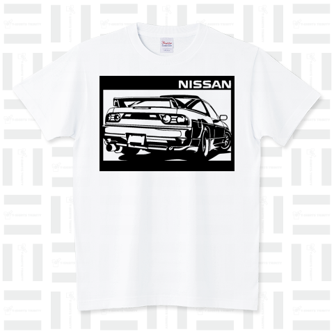 切り紙屋 日産(NISSAN) 180SXの切り絵 黒