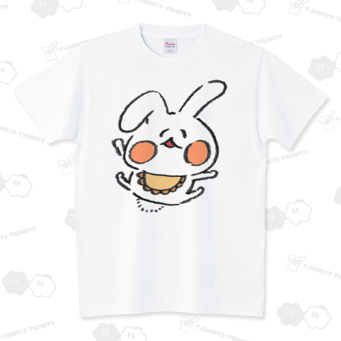 赤ちゃん笑顔うさぎ スタンダードTシャツ(5.6オンス)