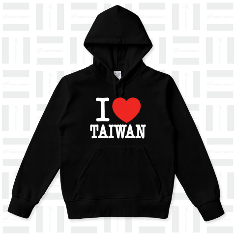 I LOVE TAIWAN -I LOVE 台湾- 白ロゴ