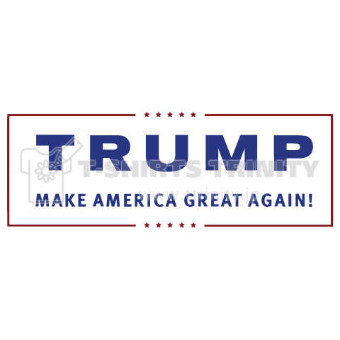 TRUMP Make America Great Again! BOX白ロゴ