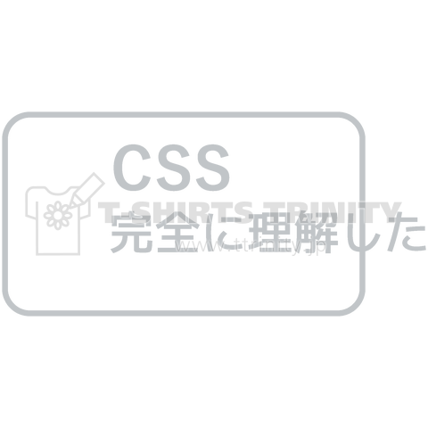 CSS完全に理解した 銀色ロゴ