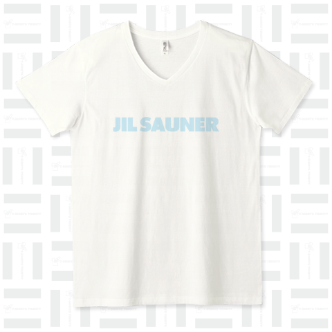 JIL SAUNER-ジルサウナー-ライトブルーロゴ