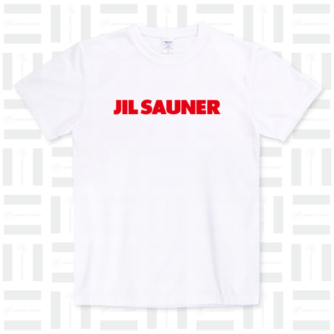 JIL SAUNER-ジルサウナー-赤ロゴ