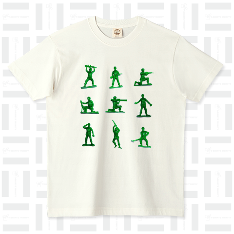 グリーンアーミーメン（Tシャツ）|デザインTシャツ通販【Tシャツ