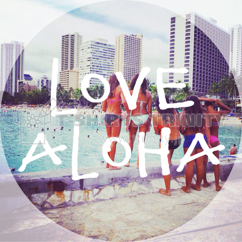 LOVE ALOHA (WHITE)