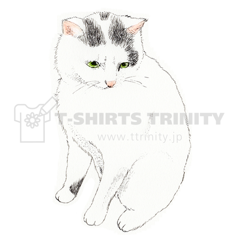 和猫日本猫ワンポイント デザインtシャツ通販 Tシャツトリニティ