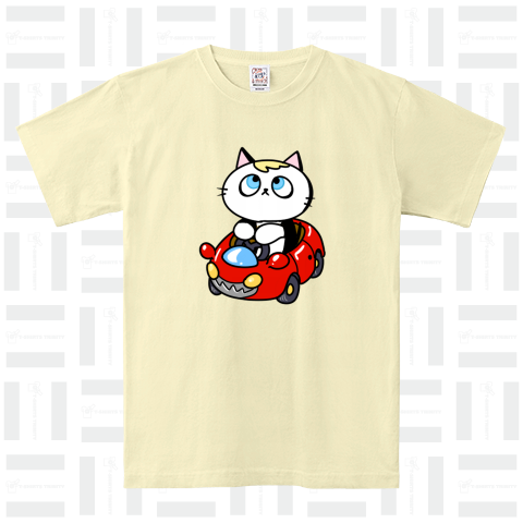 ふしぎ猫パンドラミニカー ピグメントTシャツ(6.2オンス)