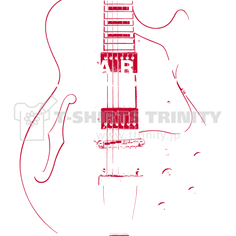 GUITAR MAN RED-002