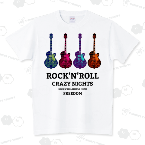 ROCK 4guitar-H スタンダードTシャツ(5.6オンス)