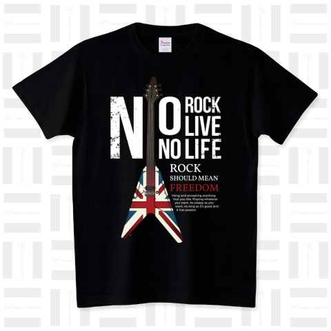 NO ROCK VG-01 スタンダードTシャツ(5.6オンス)