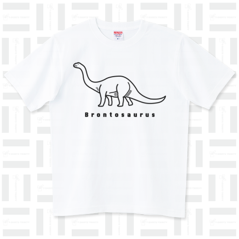 ブロントサウルス Tシャツ ハイグレードTシャツ(6.2オンス)