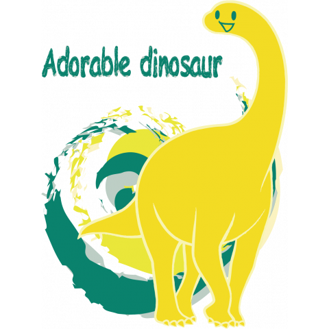 恐竜Tシャツ～Adorable dinosaur(Y)～