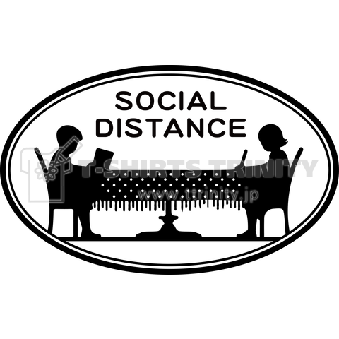 social distance ソーシャルディスタンス