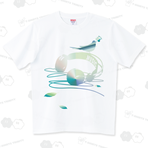 MUSIC&HAPPY ハイグレードTシャツ(6.2オンス)