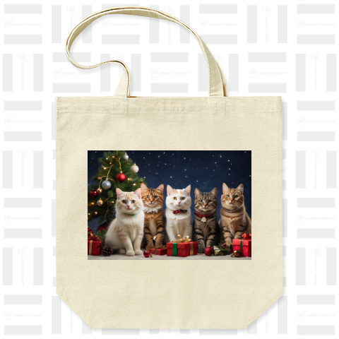⑥猫たち クリスマス
