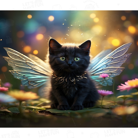 天使の黒猫ちゃん