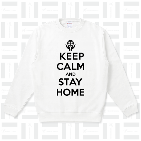 KEEP CALM AND STAY HOME クロ