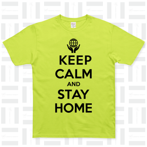 KEEP CALM AND STAY HOME クロ