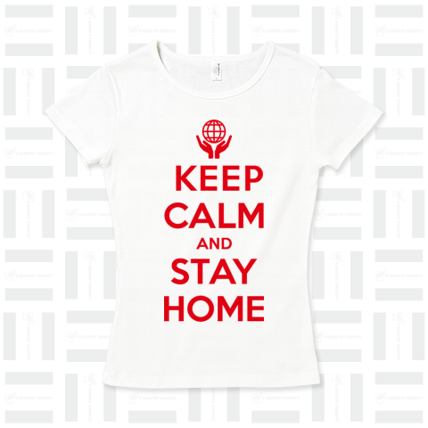 KEEP CALM AND STAY HOME アカ