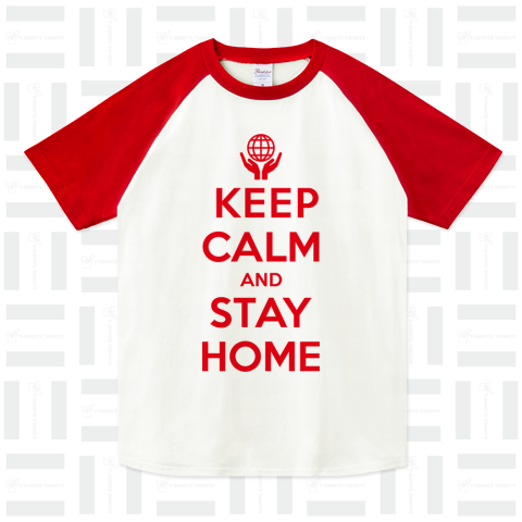 KEEP CALM AND STAY HOME アカ