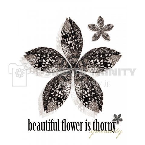 beautiful flower is thorny(mono)