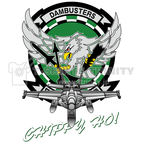 VFA-195“Dambusters”|デザインTシャツ通販【Tシャツトリニティ】 VFA-195“Dambusters”|デザインTシャツ通販【Tシャツトリニティ】