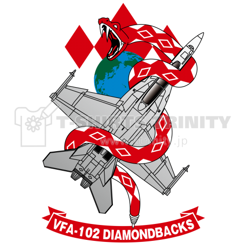 VFA-102“Diamondbacks” レッド