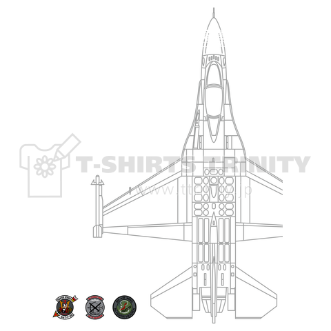 航空自衛隊f 2戦闘機 ウェポンズ デザインtシャツ通販 Tシャツトリニティ