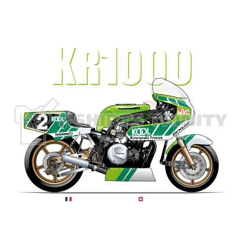 KR1000 ホワイトプリント