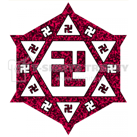 Swastika@Hexagram_RED