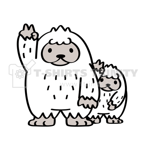 カスタマイズOK >CT94 YETI is yeah*Bホワイトインク