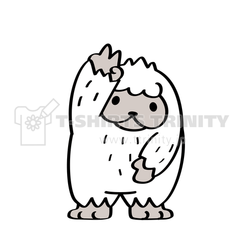 カスタマイズOK>CT104 YETI is yeah*D*ぼく*ホワイトインク