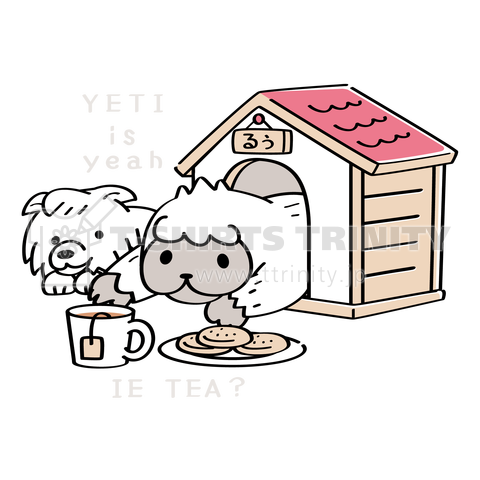 カスタマイズOK>CT112 YETI is yeah*家でお茶*B