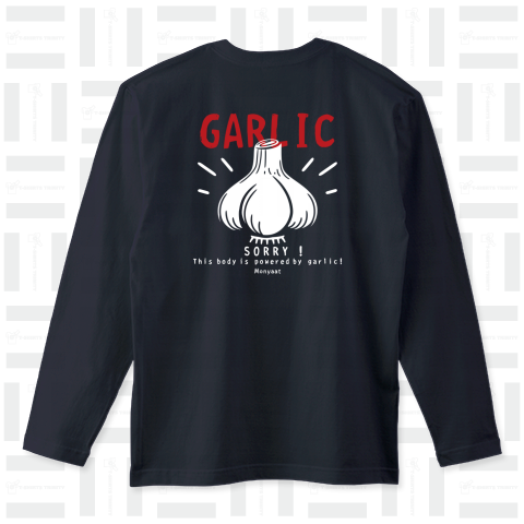 バックプリント にんにく GARLIC